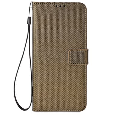 SKALO Sony Xperia 5 V Premium Mini Romb Plånboksfodral - Brun
