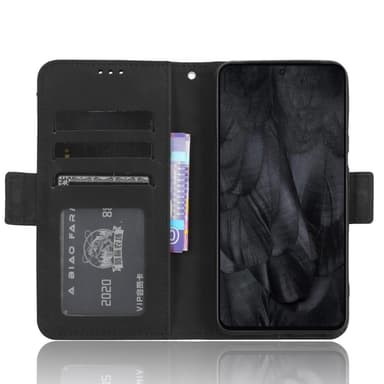 SKALO Google Pixel 8 6-FACK Plånboksfodral - Svart