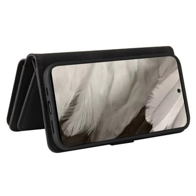 SKALO Google Pixel 8 Big Wallet 17-FACK Plånboksfodral - Svart