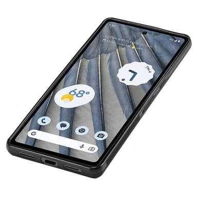 SKALO Google Pixel 8 LC.IMEEKE Carbon Fiber PU-Läder Skal - Svart