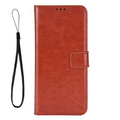 SKALO Sony Xperia 5 V Plånboksfodral i PU-Läder - Brun