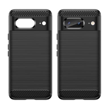 SKALO Google Pixel 8 Armor Carbon Stöttåligt TPU-skal - Svart