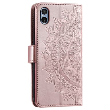 SKALO Sony Xperia 5 V Mandala Plånboksfodral - Roséguld