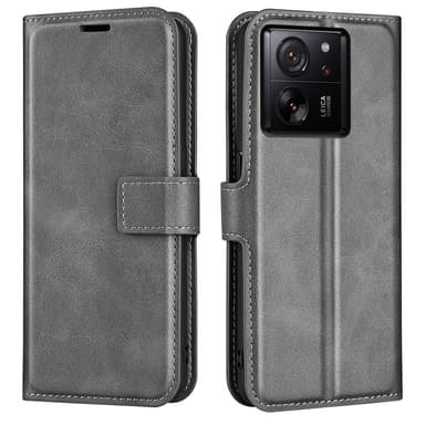 SKALO Xiaomi 13T/13T Pro Premium Plånboksfodral - Grå