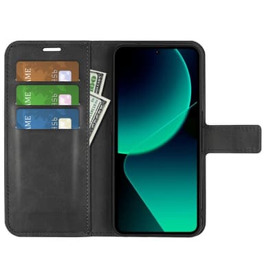 SKALO Xiaomi 13T/13T Pro Premium Plånboksfodral - Svart