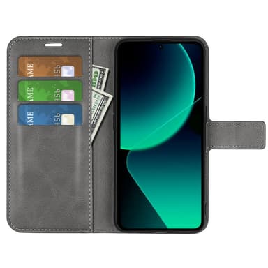SKALO Xiaomi 13T/13T Pro Premium Plånboksfodral - Grå