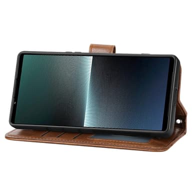 SKALO Sony Xperia 5 V Evelope Clutch 5-Fack - Brun