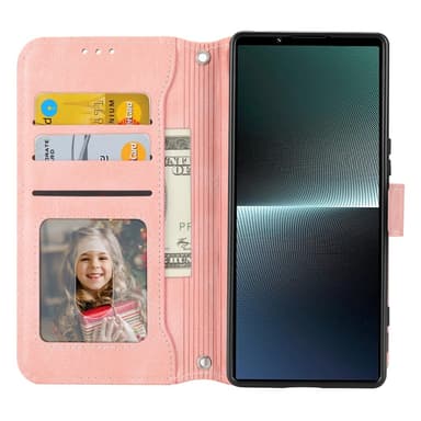 SKALO Sony Xperia 5 V Evelope Clutch 5-Fack - Rosa
