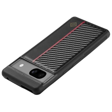 SKALO Google Pixel 8 LC.IMEEKE Carbon Fiber PU-Läder Skal - Svart