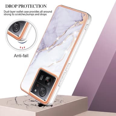 SKALO Xiaomi 13T/13T Pro Marmor TPU-skal - Motiv 4