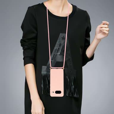 SKALO Google Pixel 8 Mobilhalsband Skal - Rosa