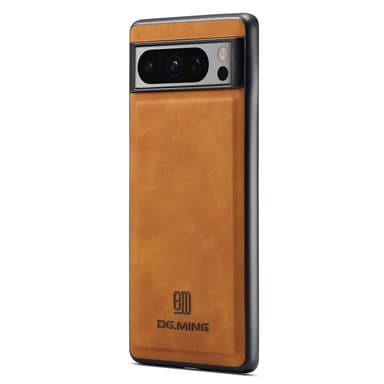 DG.MING Google Pixel 8 Pro Premium PU-Läder Hybrid Skal - Brun