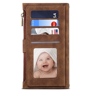 SKALO Google Pixel 8 Pro ESEBLE Big Wallet Plånboksfodral - Brun