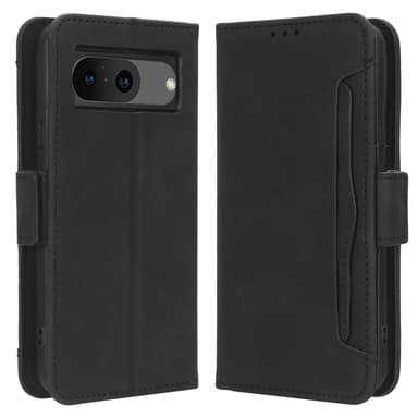 SKALO Google Pixel 8 6-FACK Plånboksfodral - Svart