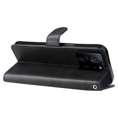 SKALO Xiaomi 13T/13T Pro Klassiskt Plånboksfodral med dragkedjefack - Svart