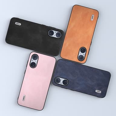 SKALO Sony Xperia 5 V ABEEL PU-Läder Skal - Rosa