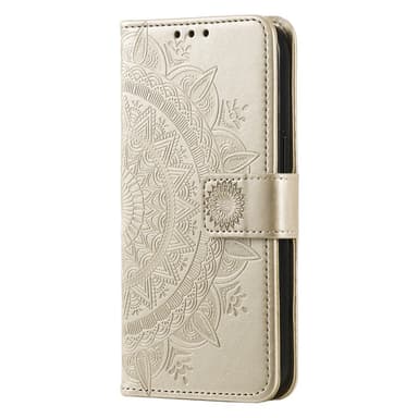 SKALO Google Pixel 8 Mandala Plånboksfodral - Guld