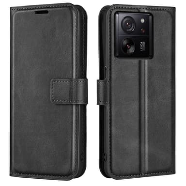 SKALO Xiaomi 13T/13T Pro Premium Plånboksfodral - Svart