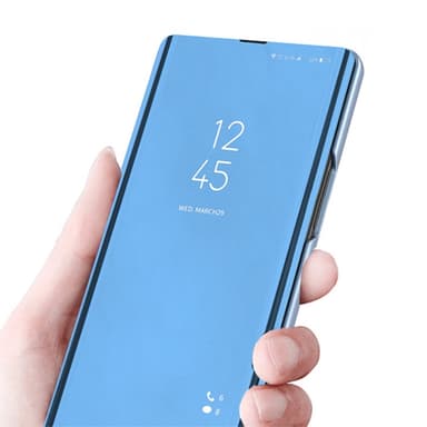 SKALO Xiaomi 13T/13T Pro Clear View Spegel fodral - Lila-Blå