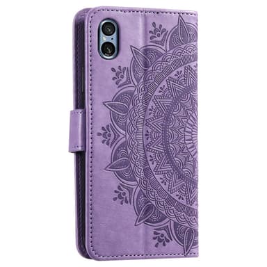SKALO Sony Xperia 5 V Mandala Plånboksfodral - Lila