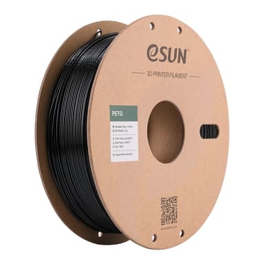 eSUN PETG 1.75 mm 1 kg - fast svart