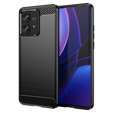 SKALO Motorola Edge 40 Neo 5G Armor Carbon Stöttåligt TPU-skal - Svart