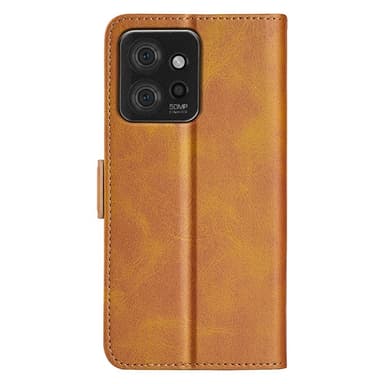 SKALO Motorola ThinkPhone 5G Premium Plånboksfodral - Ljusbrun