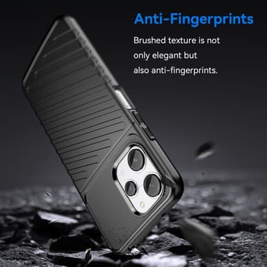 SKALO Xiaomi Redmi 12 4G/5G Armor Thunder Skal - Svart