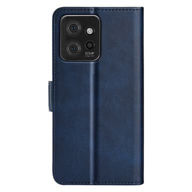 SKALO Motorola ThinkPhone 5G Premium Plånboksfodral - Blå