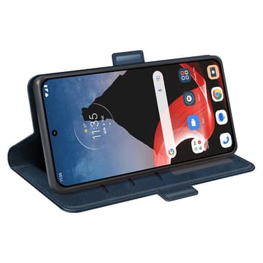 SKALO Motorola ThinkPhone 5G Premium Plånboksfodral - Blå