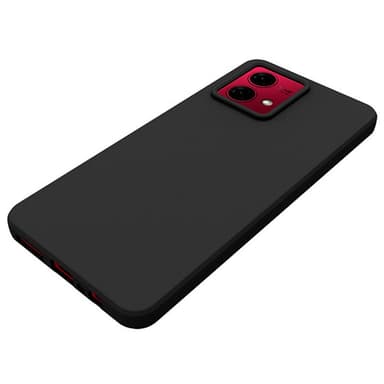SKALO Motorola Moto G84 5G Mattsvart Ultratunn TPU-Skal