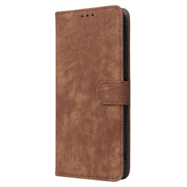 SKALO Xiaomi Redmi 12 4G/5G Plånboksfodral i PU-Läder - Brun