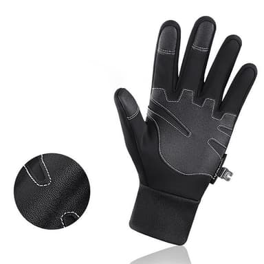 Varma sporthandskar med touch L - Svart