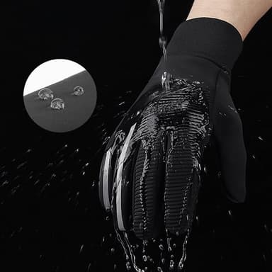 Varma sporthandskar med touch XL - Svart
