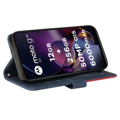 KT Plånboksfodral till Motorola Moto G54 - Blå