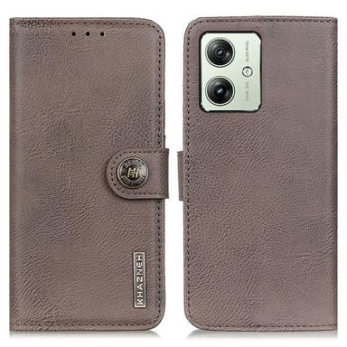 KHAZNEH Motorola Moto G54 Plånboksfodral - Khaki