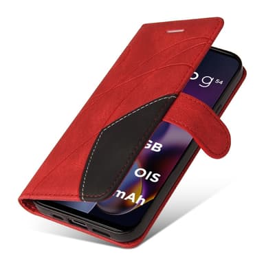 KT Plånboksfodral till Motorola Moto G54 - Röd