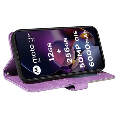 KT Plånboksfodral till Motorola Moto G54 - Lila