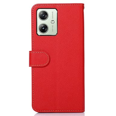 Motorola Moto G54 5G KHAZNEH Plånboksfodral - Röd/Svart