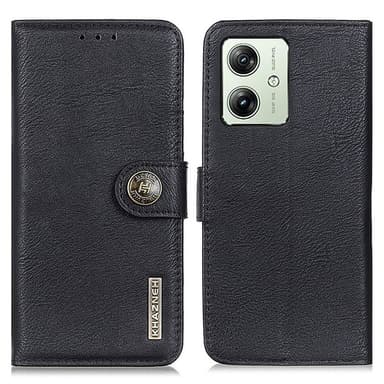 KHAZNEH Motorola Moto G54 Plånboksfodral - Svart