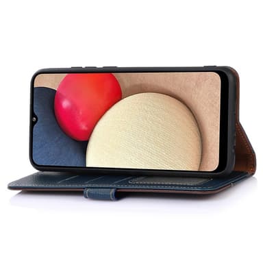 Motorola Moto G84 5G KHAZNEH Plånboksfodral - Blå/Brun