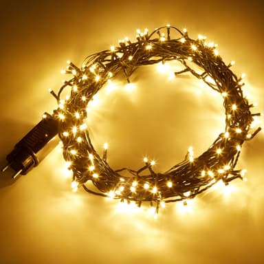 tectake Julgransbelysning med 8 funktioner, LED-ljusslinga - 200