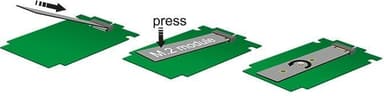 DeLOCK gränssnittskonverterare, SATA till M.2 (NGFF), 6Gb/s, grön