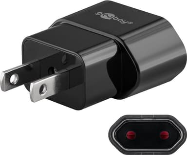 Goobay Nätadapter USA/Japan, svart