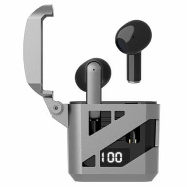 Cool Mecha Style In-Ear Bluetooth Headset Trådlösa hörlurar - Svart