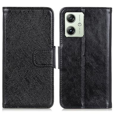 Motorola Moto G54 Plånboksfodral Textured Split - Svart