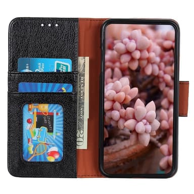Motorola Moto G54 Plånboksfodral Textured Split - Svart