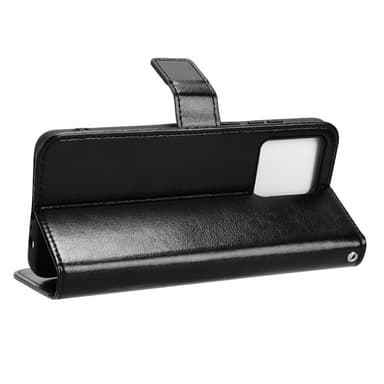 SKALO Motorola Moto G84 5G Plånboksfodral i PU-Läder - Svart