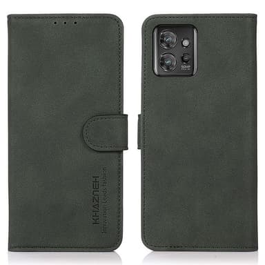SKALO Motorola ThinkPhone 5G KHAZNEH Plånboksfodral i PU-Läder - Grön