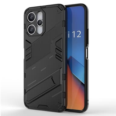 SKALO Xiaomi Redmi 12 4G/5G Armor Hybrid BIBERCAS Skal - Svart